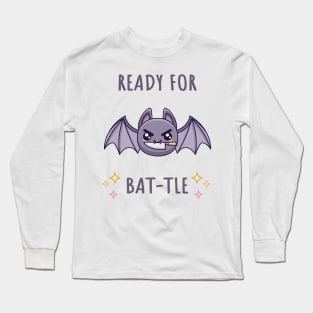 Halloween Motivational Bat Long Sleeve T-Shirt